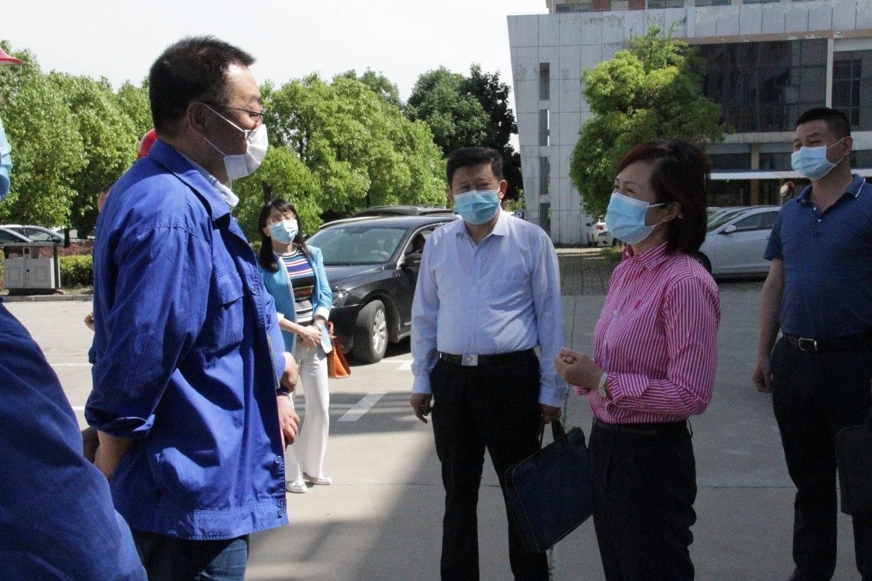 湖北省自然资源厅副厅长夏亚灵一行莅临FH（中国）重工走访调研