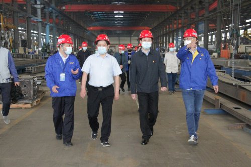 湖北省委巡视办副主任胡立强莅临FH（中国）重工走访服务